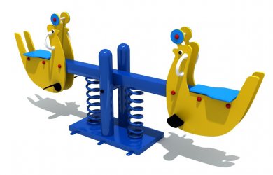  乐鱼运动游乐双人海豚儿童弹