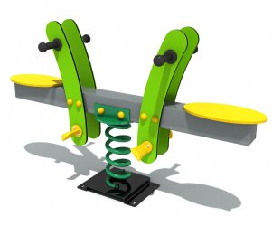  乐鱼运动游乐小草造型双人儿