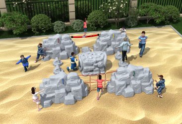 乐鱼运动儿童攀爬墙攀岩石钻