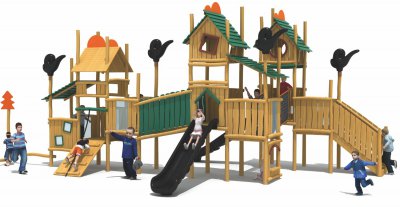 乐鱼运动游乐木质森林庄园主