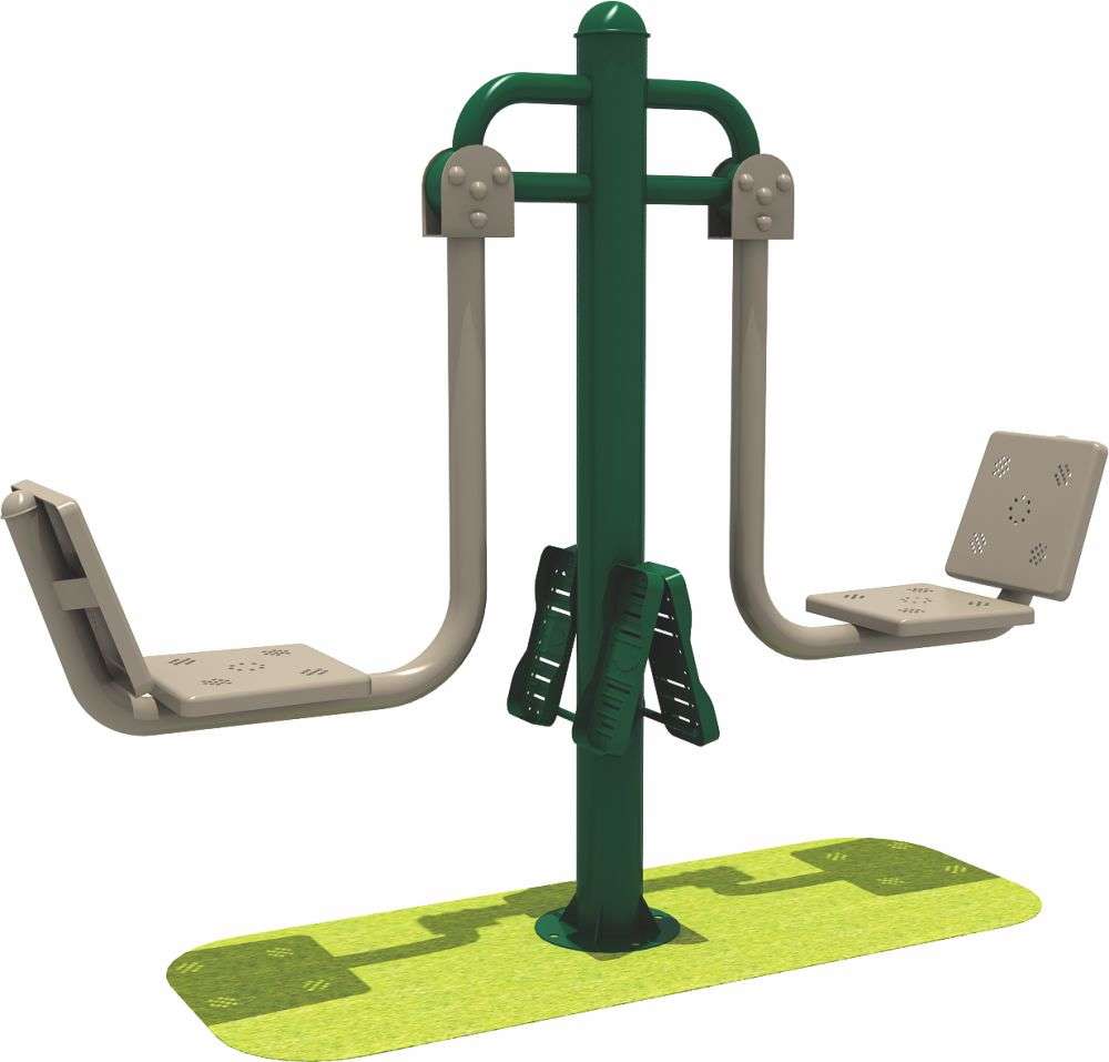 乐鱼运动健身器材 限位双人坐