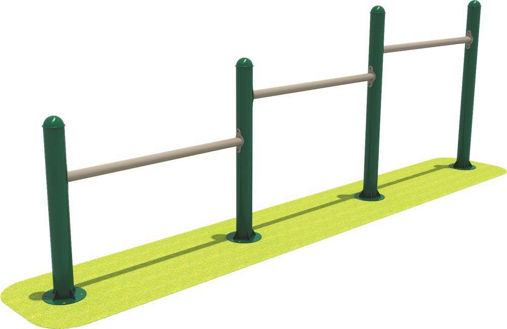 乐鱼运动健身器材 三人压腿器