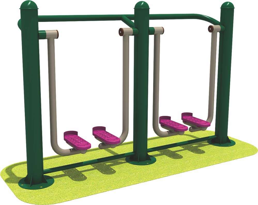 乐鱼运动健身器材 双人漫步机