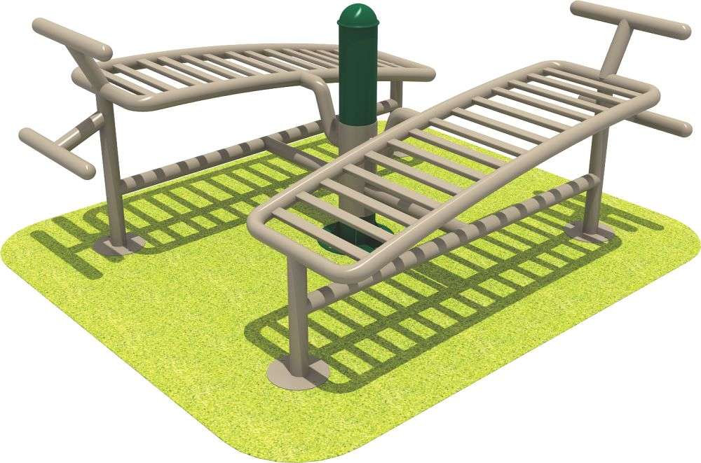 乐鱼运动健身器材 双人腹肌板